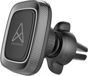 The Axessorize PROMount 2-in-1 Magnetic Car Mount is a compact and powerful magnetic mounting solution that is compatible with any phone model or car. The PROMount 2-in-1 provides a rotating ball joint with 360 degree viewing angles to allow an enhanced view of your phone or GPS device.