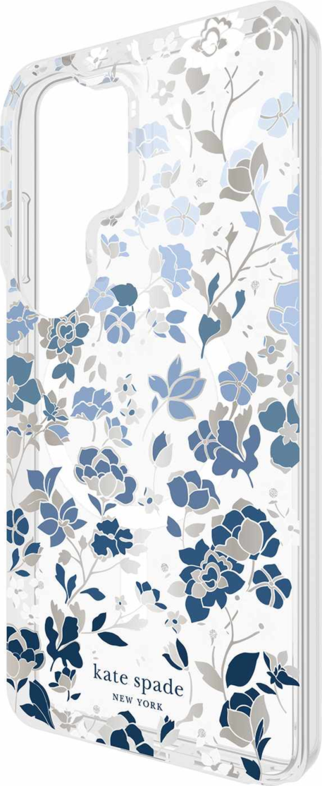 Kate Spade - Étui de protection avec aimant pour Samsung Galaxy S26 Ultra - Bleu Flowerbed