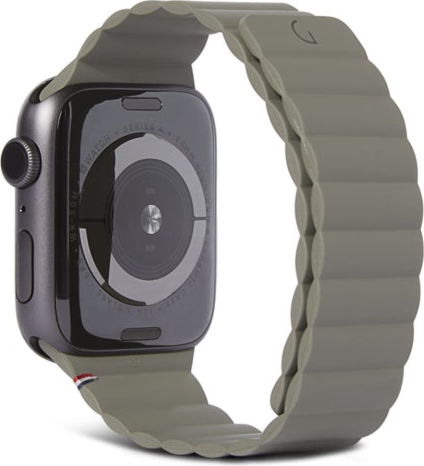 Decoded - Apple Watch 38/40/41mm Silicone Magnetic Traction Strap - Olive