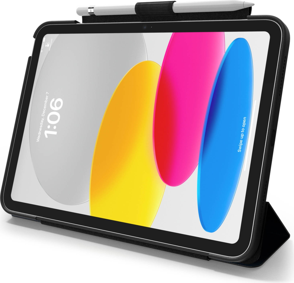 The OtterBox Symmetry Folio case is both slim and tough, providing essential protection without sacrificing convenience.