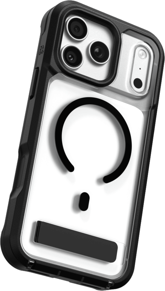 ZAGG - Étui Rainier Snap MagSafe avec béquille pour Apple iPhone 18 Pro Max/17 Pro Max - Noir