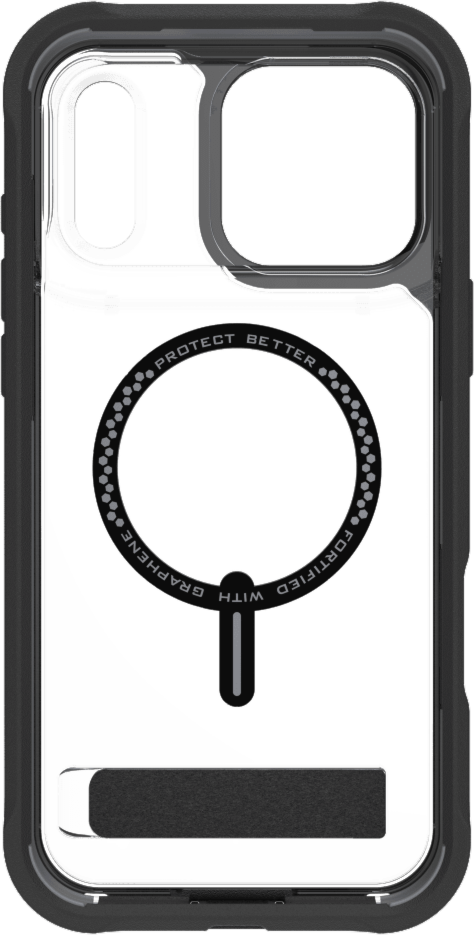 ZAGG - Rainier Snap Case with Kickstand for Apple iPhone 17 Pro Max - Black