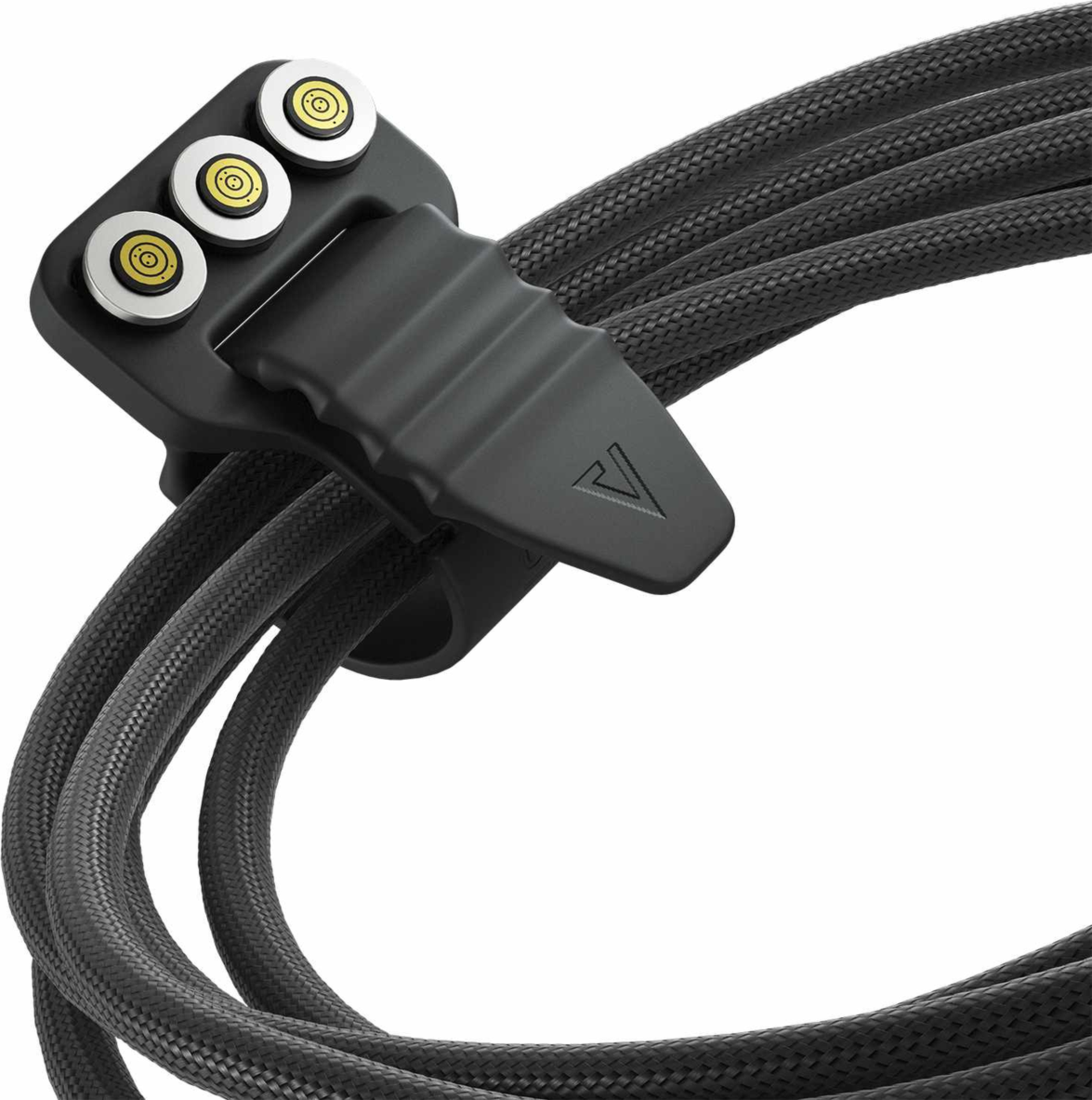 Statik - 360 Pro Universal Magnetic Charge/Sync Cable 6.6 ft Black