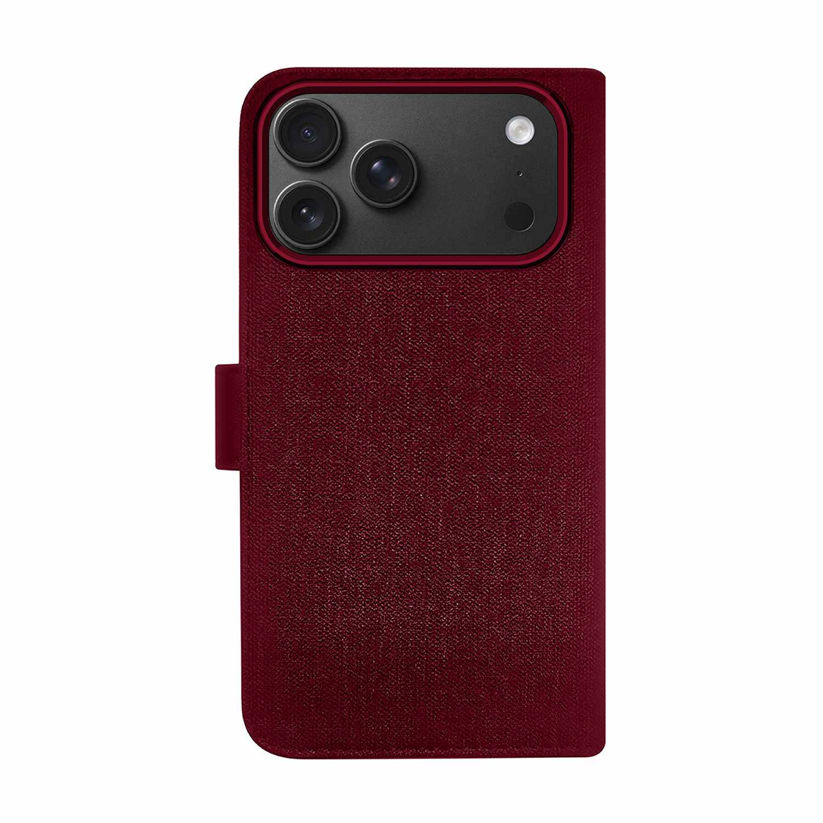 Blu Element - Étui Folio 2-en-1 bordeaux pour iPhone 18 Pro/17 Pro