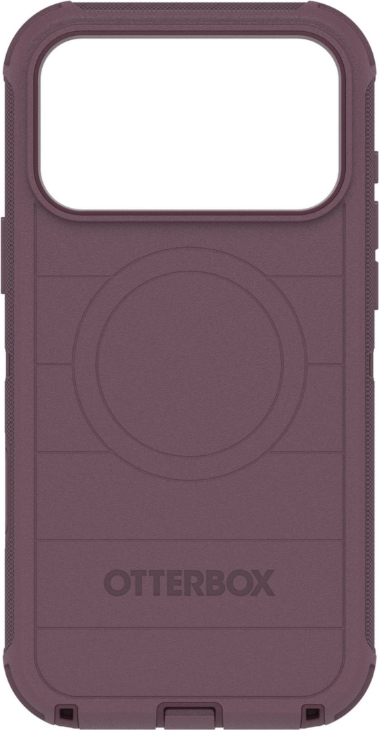 The OtterBox Defender Series Pro with MagSafe is the toughest case providing rugged protection against harsh drops. Equipped with MagSafe magnets and non-slip texturing.