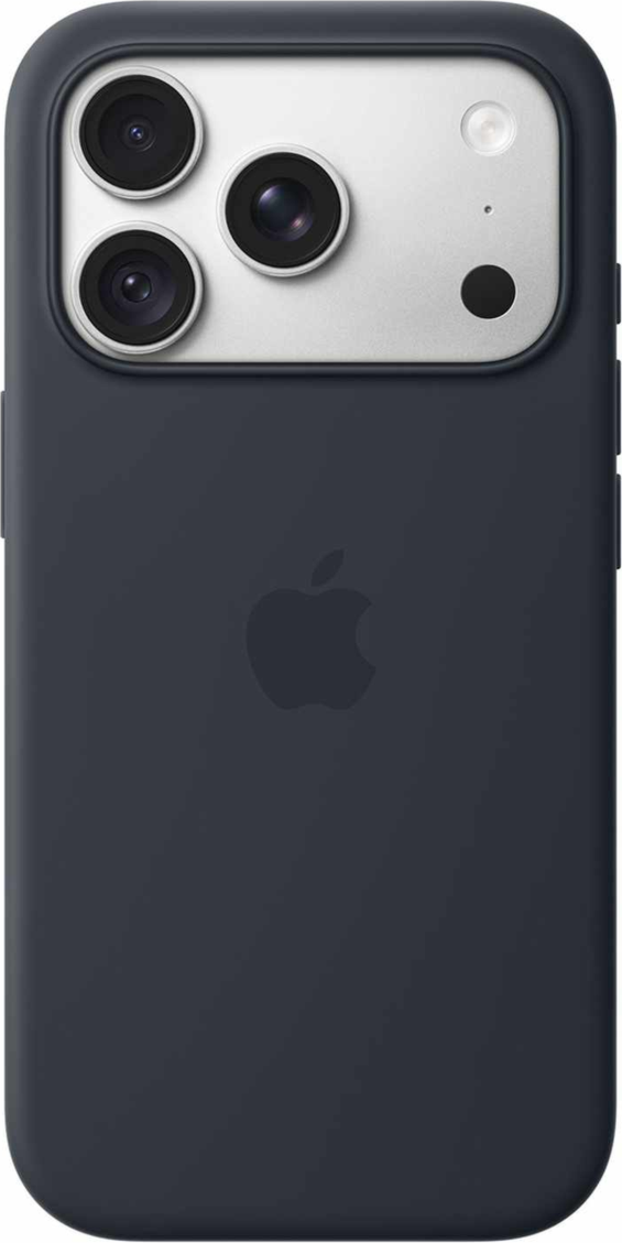 Apple - Coque en silicone avec MagSafe Bleu marine pour iPhone 18 Pro