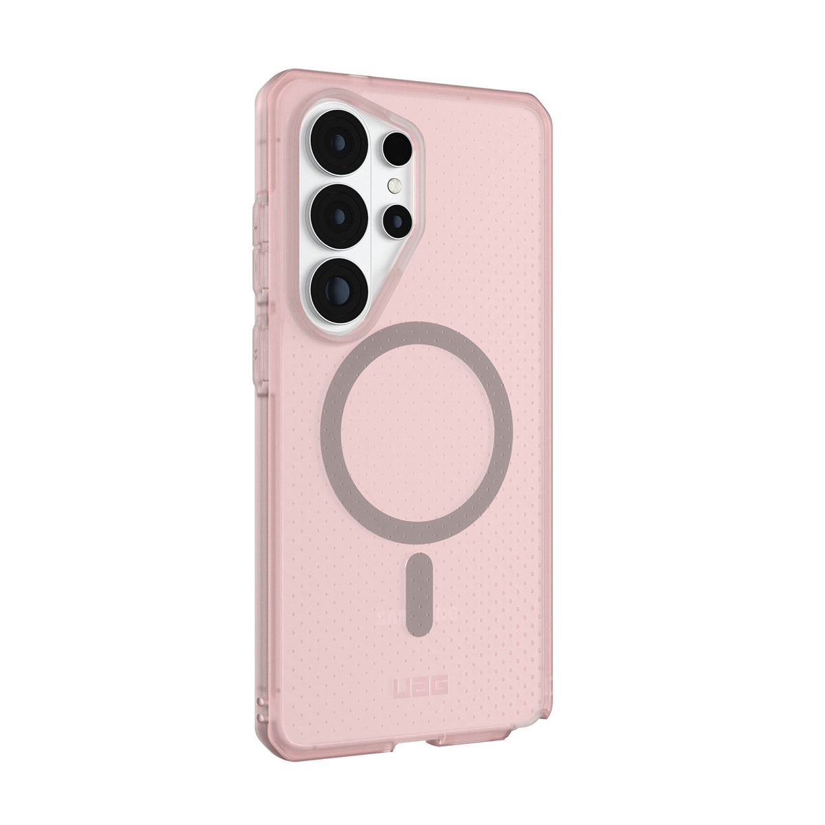 The UAG Dot case keeps devices protected without sacrificing style, featuring soft-touch silicone, a micro-perforated design, and a built-in magnet for magnetic accessories.