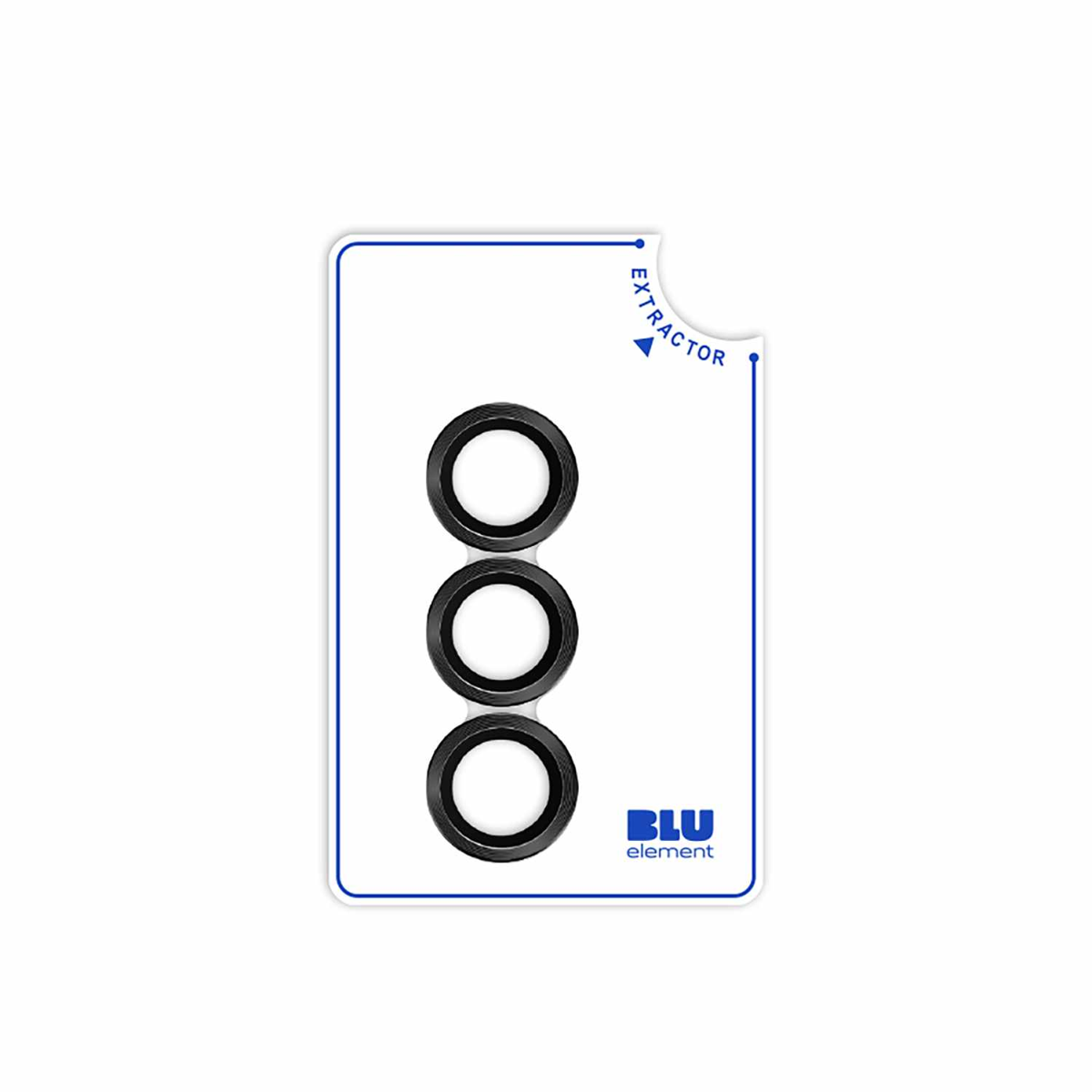 Blu Element BELPS26P Protecteur D'objectif en Aluminium 1 par 1 Noir pour Samsung Galaxy S26