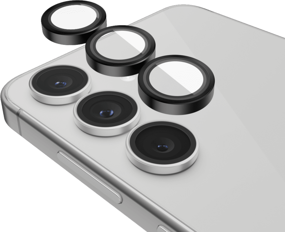 Keep the camera lens in tip-top shape with the Case-Mate Aluminum Ring Glass Lens Protector.