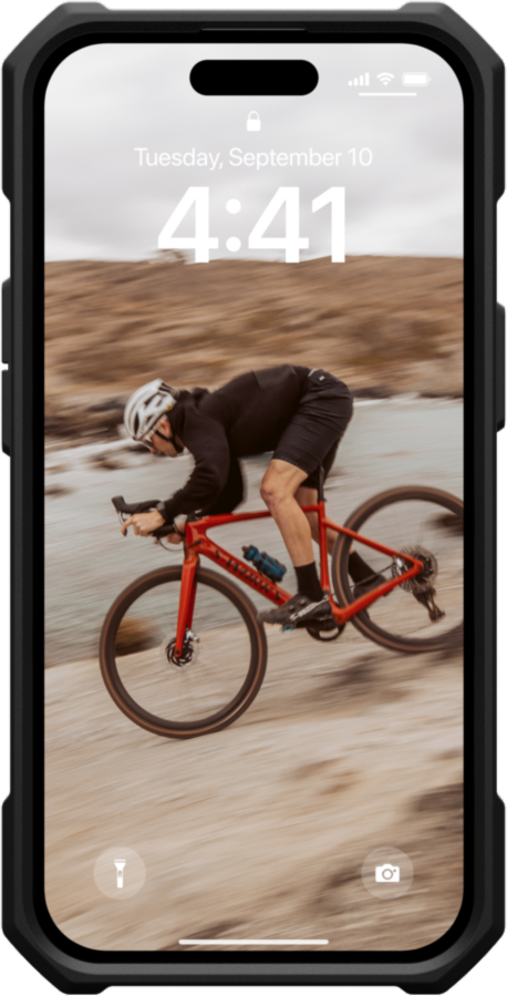 Get uncompromised defense with UAG Essential Armor – a one-piece TPU case featuring an ultra-thin design, 12 ft drop protection and is compatible with MagSafe charging.