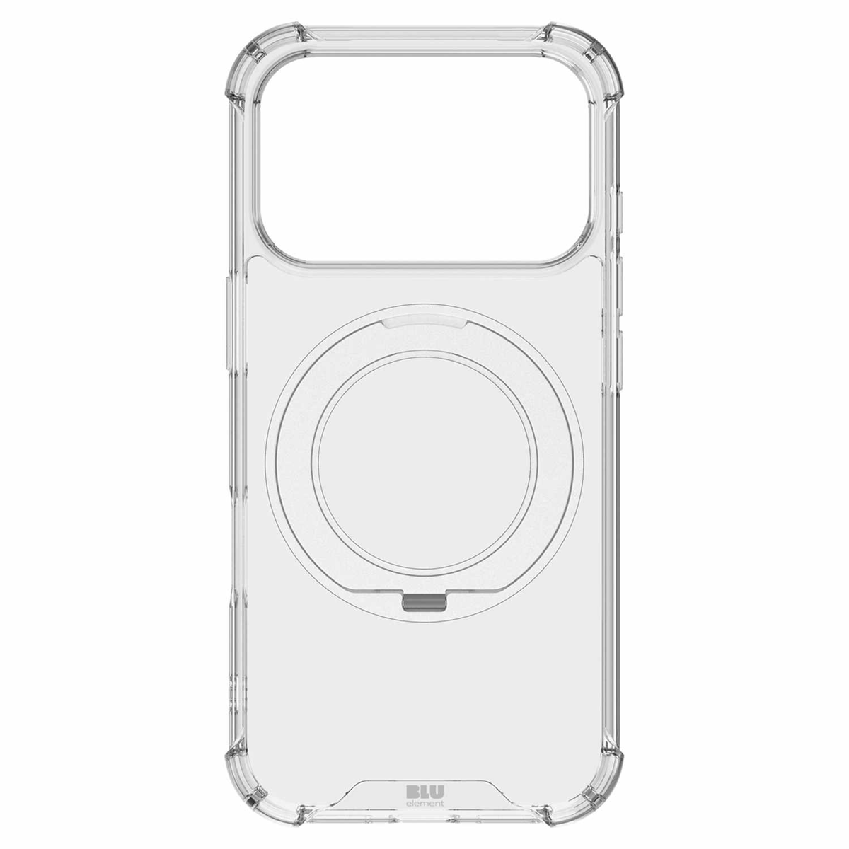 Blu Element - DropZone Rugged MagSafe w/360 Degree Rotatable Kickstand Case Clear for iPhone 18 Pro/17 Pro