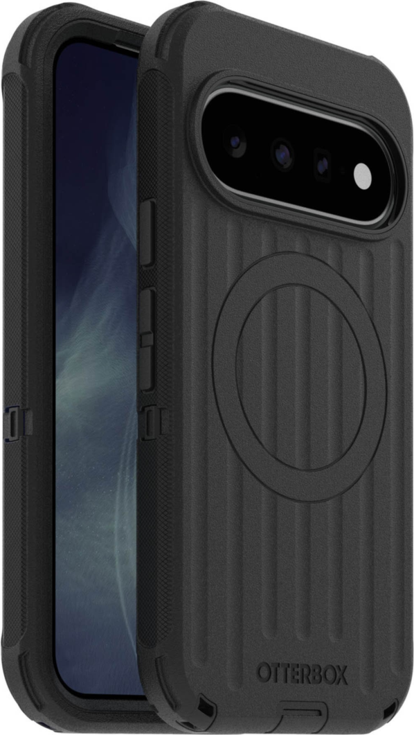 The OtterBox Defender Series Pro is the toughest case providing rugged protection against harsh drops. Equipped with magnets and non-slip texturing.