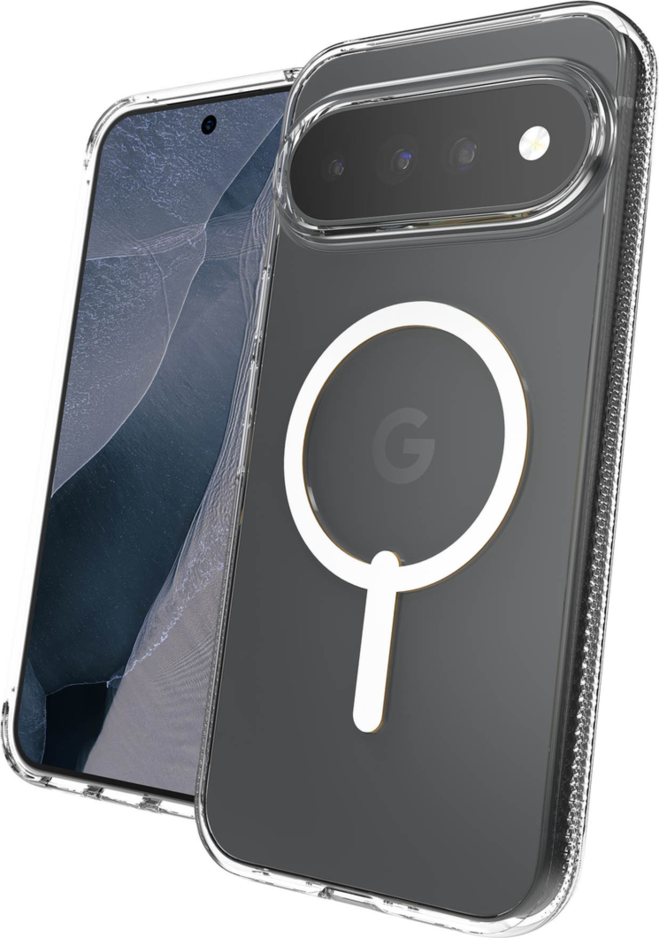 Strengthened with Graphene, ZAGG's Crystal Palace Snap series case combines a slim, crystal-clear profile with up to 13 ft drop protection and strong built-in magnets for magnetic accessories.