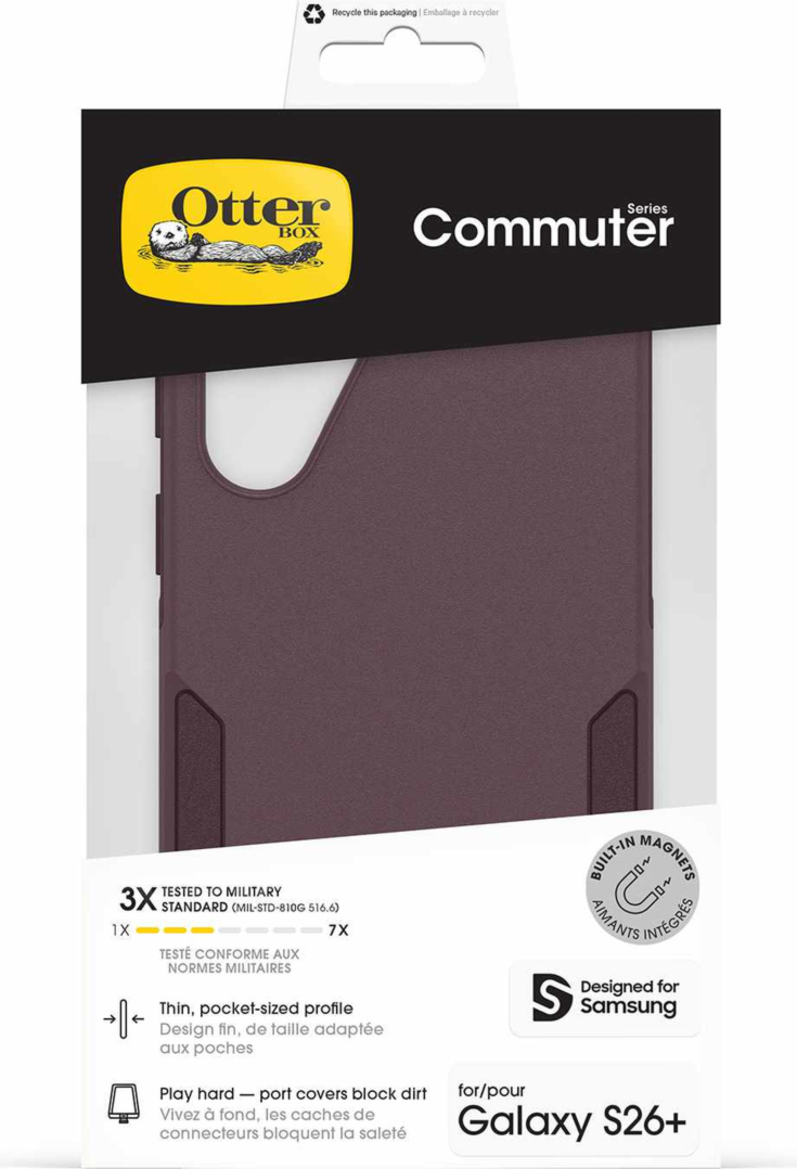 OtterBox - Étui magnétique Commuter pour Samsung Galaxy S26 Plus - Violet mystère