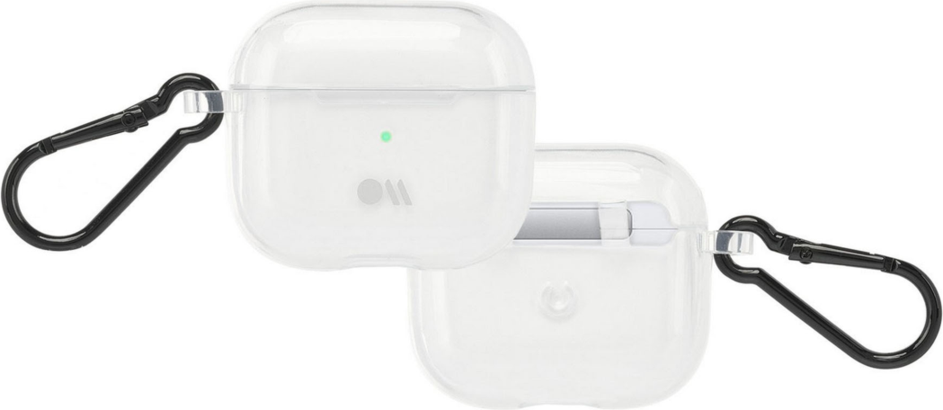 The Case-Mate Tough AirPods case provides slim, full protection with enhanced grip and a convenient carabiner clip for on-the-go use.