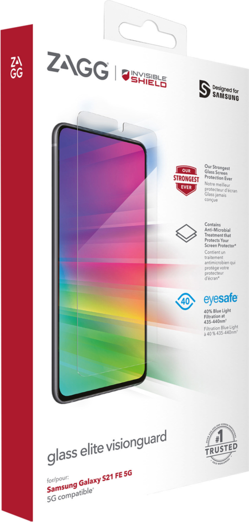 <p>ZAGG InvisibleShield Glass Elite+ Tempered Glass screen protector offers advanced strength combined with eye-safe properties for maximum protection.</p>