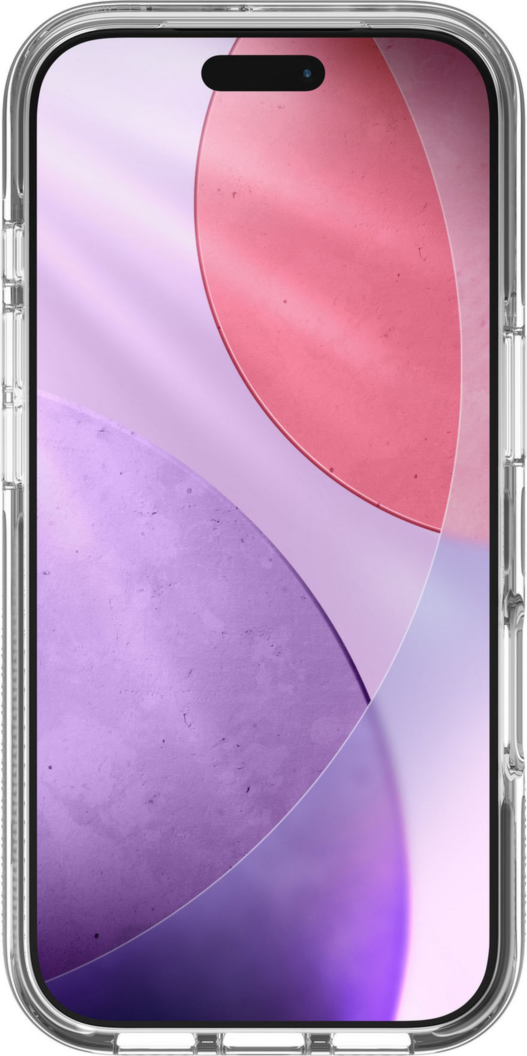 The ZAGG Santa Cruz Snap is a transparent case with pops of color that accent its design. It offers 13-foot drop protection, a sturdy kickstand that folds flush with the case, and is MagSafe compatible.