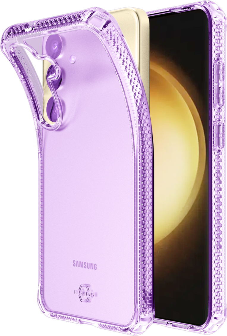 ITSKINS SGBPSPECMLIPP Étui Spectrum_R Clear Violet Clair pour Samsung Galaxy S24