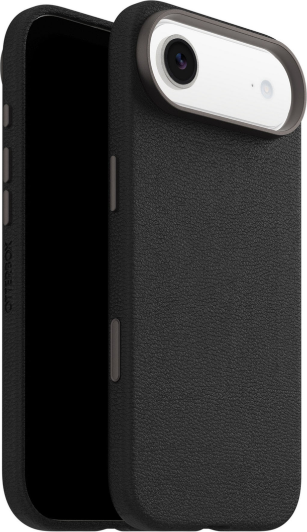 OtterBox 7799028 Étui Symmetry Cactus Leather MagSafe avec Contrôle de la Caméra Noir Ash (Noir) pour iPhone Air