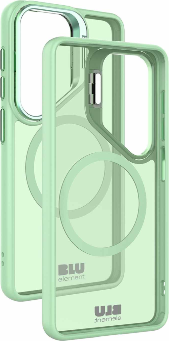 Blu Element - Chromatic Kick Case w/Magnets Light Green for Samsung Galaxy S26 FE/Galaxy S25 FE