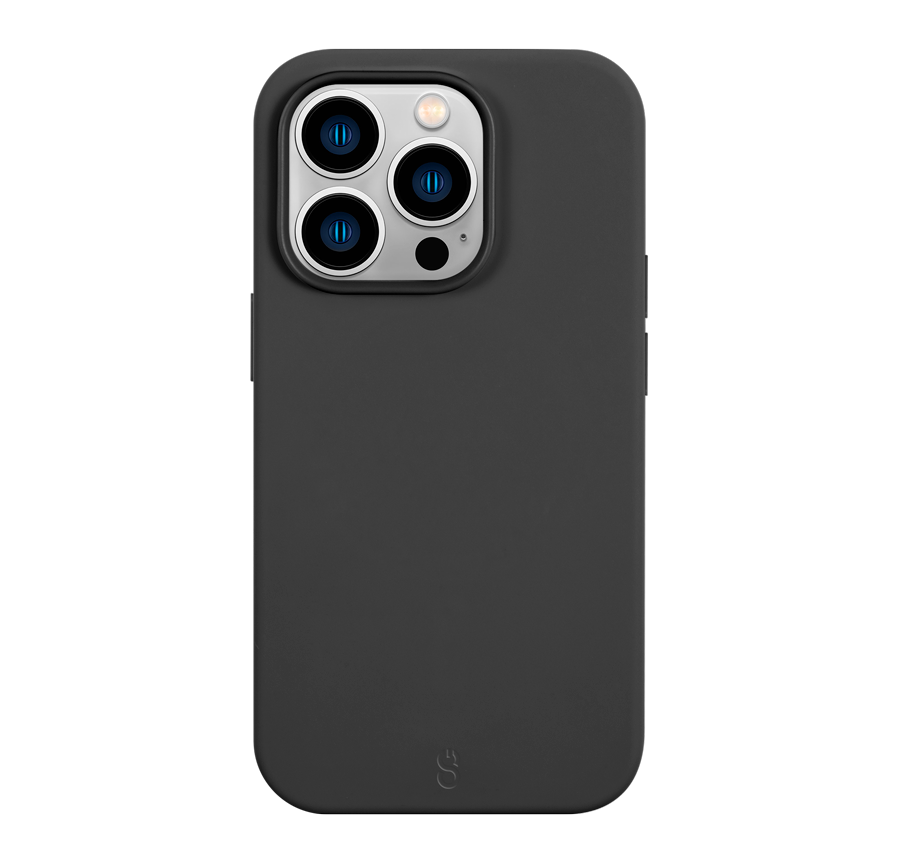 LOGiix - Silicone Case Vibrance Mag for iPhone 14 Pro - Black