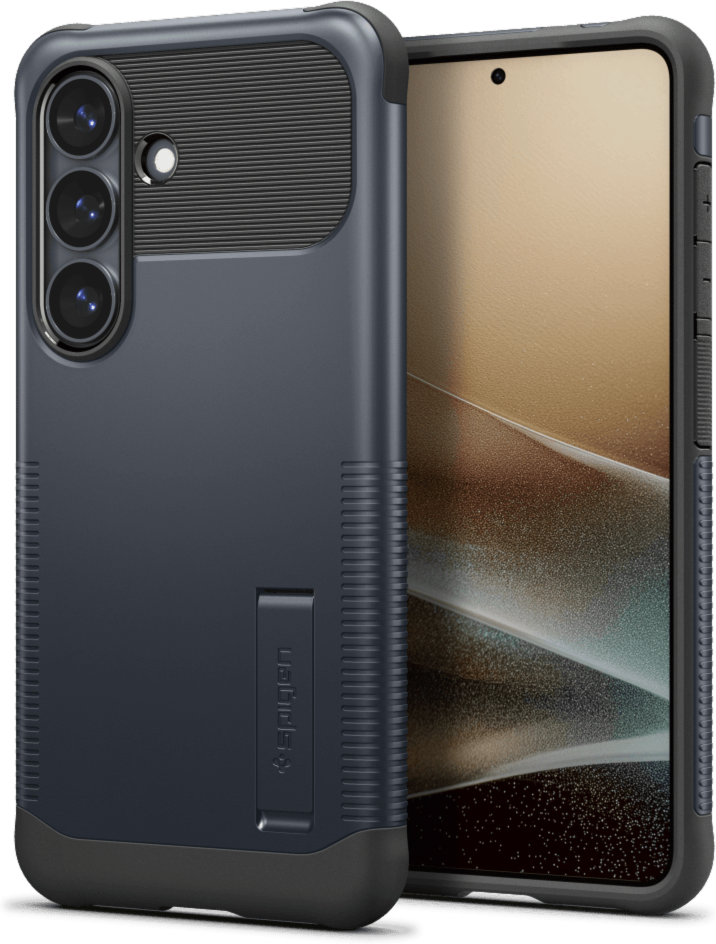 Spigen - Étui Slim Armor avec aimants, finition Metal Slate, pour Samsung Galaxy S26+