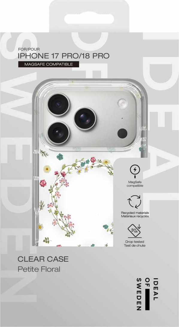 Ideal of Sweden - Clear MagSafe Case Petite Floral for iPhone 18 Pro/17 Pro