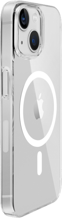 LOGiiX Thin Guard Mag pour iPhone 14 Max - Transparent/Blanc