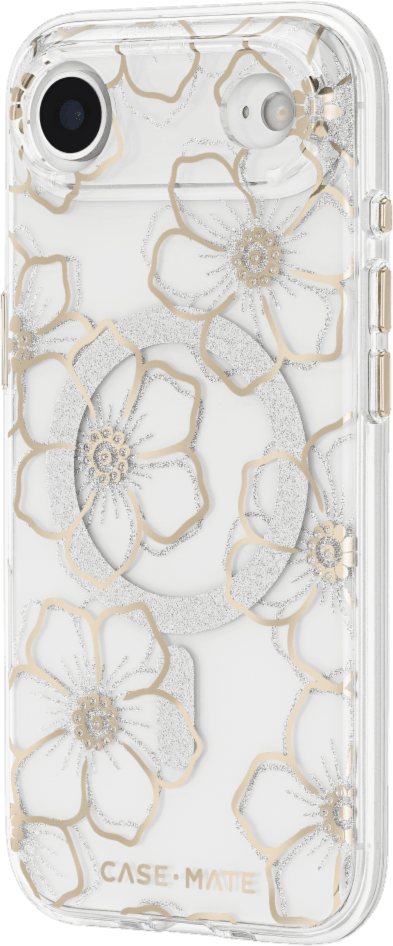 Case-Mate - Floral Gems MagSafe Case for Apple iPhone Air - Gold