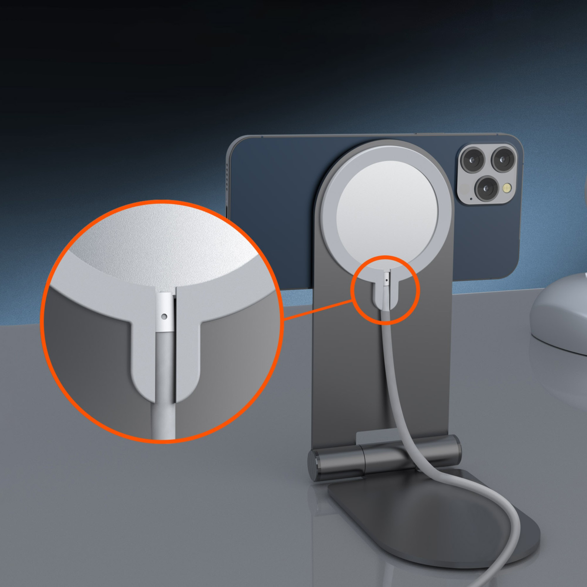 HyperGear Aluminum MagView Stand for MagSafe Charger