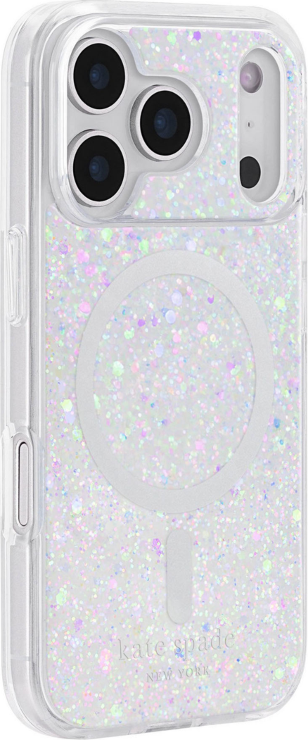 Kate Spade - Étui protecteur MagSafe à paillettes épaisses irisées pour iPhone 17 Pro