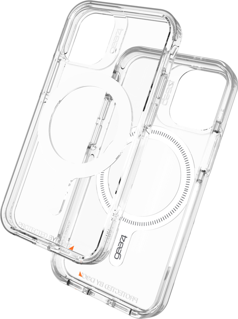 Based on Gear4’s iconic Crystal Palace case, the Crystal Palace Snap case provides clear D3O® protection with MagSafe compatibility.