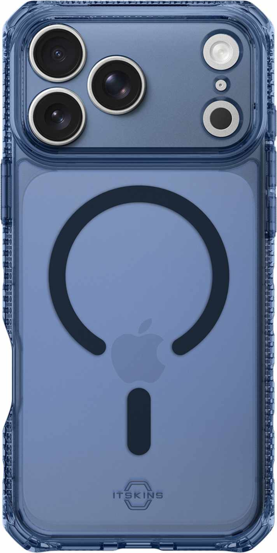 ITSKINS AP7XHBVARNVBL tui Hybrid_R Vapor MagSafe Bleu Marine pour iPhone 17 Pro