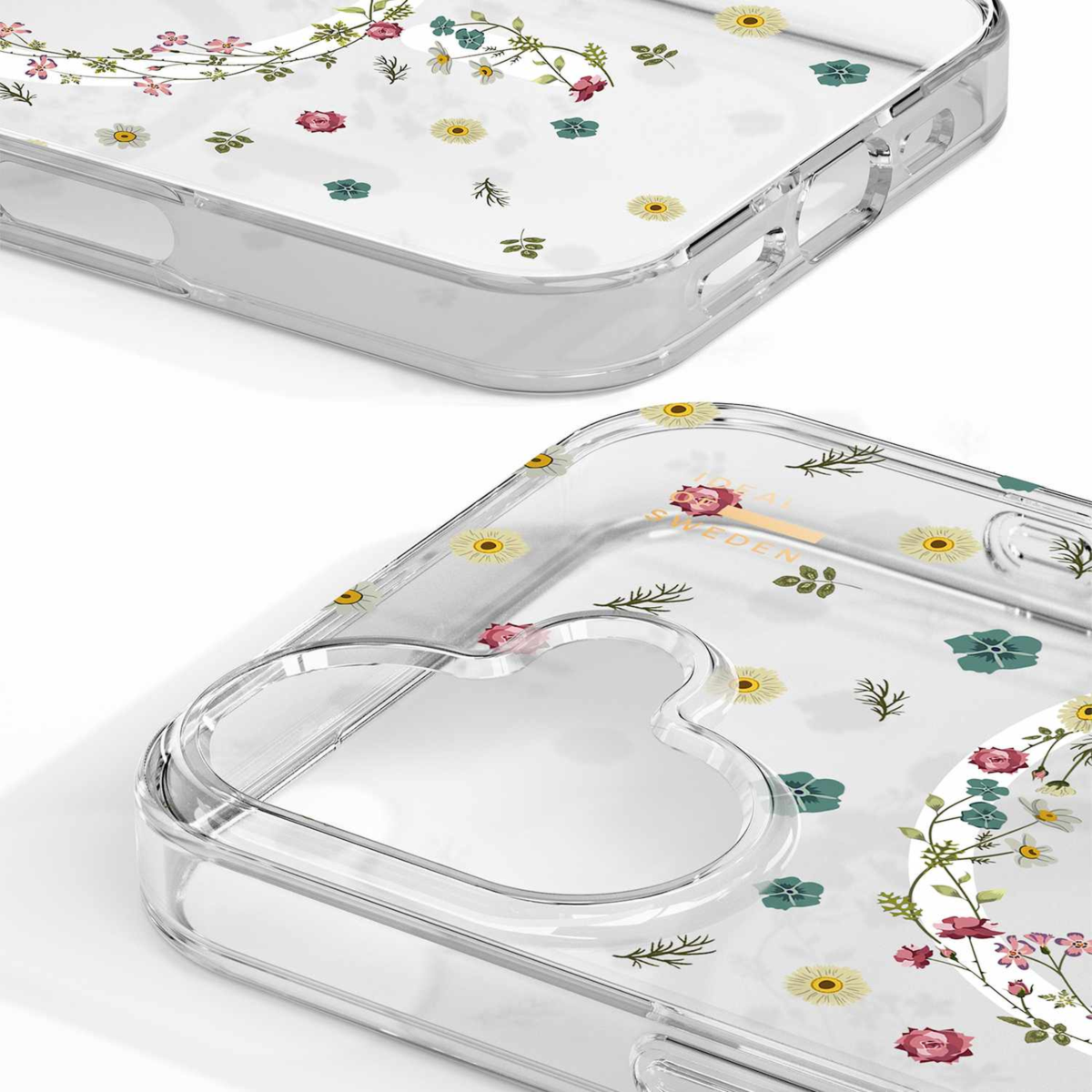 Clear Mid MagSafe Case Petite Floral for iPhone 15