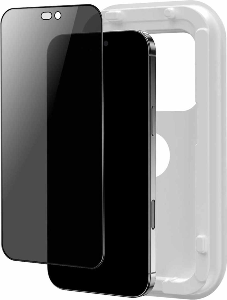 Blu Element - Protecteur d’écran Eco EasyFit Privacy pour iPhone 18 Pro transparent