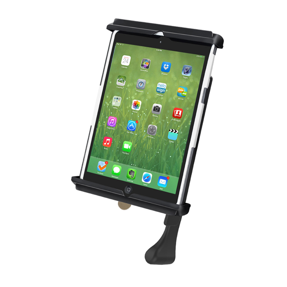 RAM Tab-Lock Universal Spring Loaded Holder for 8in. Tablets with Case clear