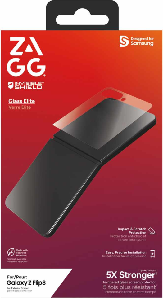 The InvisibleShield Glass Elite Screen Protector by ZAGG offers advanced strength for maximum protection.