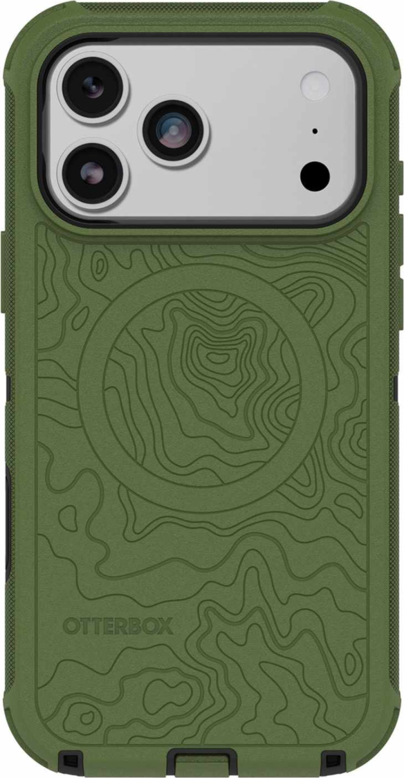 OtterBox - Étui Defender Pro MagSafe avec couvre-étui supplémentaire Noir/Ponderosa Peak pour iPhone 18 Pro Max/17 Pro Max