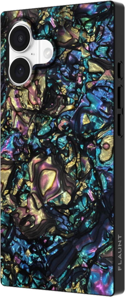 Flaunt - Square MagSafe Case for Apple iPhone 17 - Abalone Shell