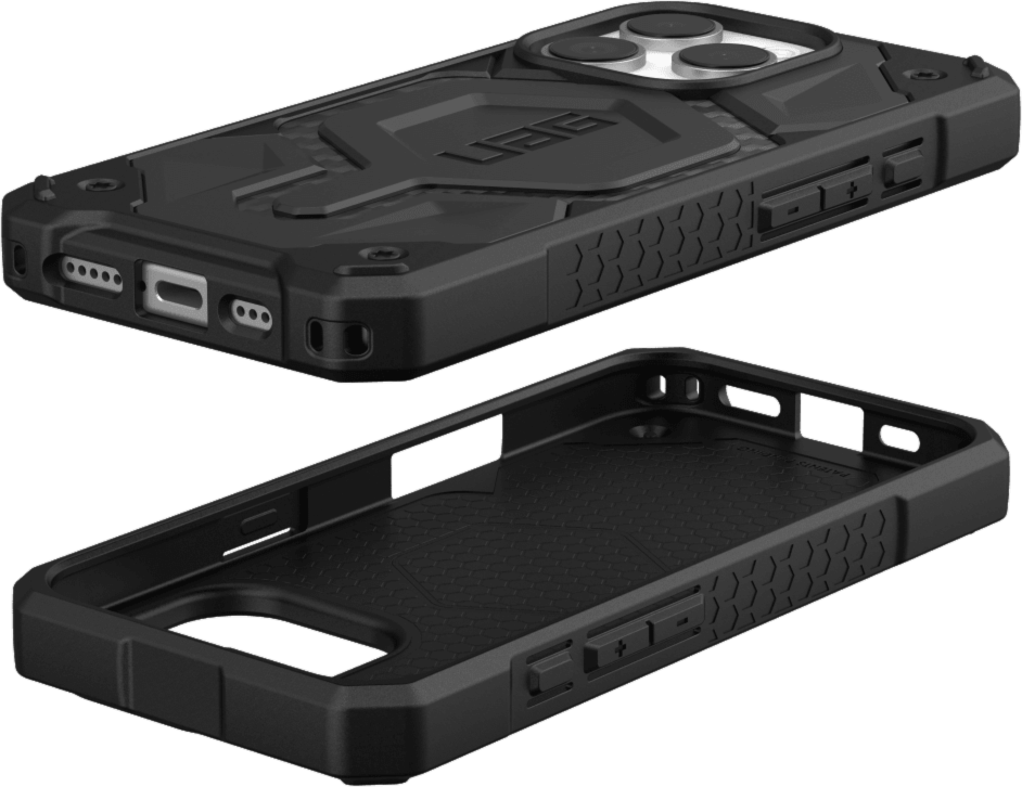The quintessential, all-terrain, rugged protective case now available with seamless MagSafe functionality. The UAG Monarch Pro is equipped with premium materials for premium protection.