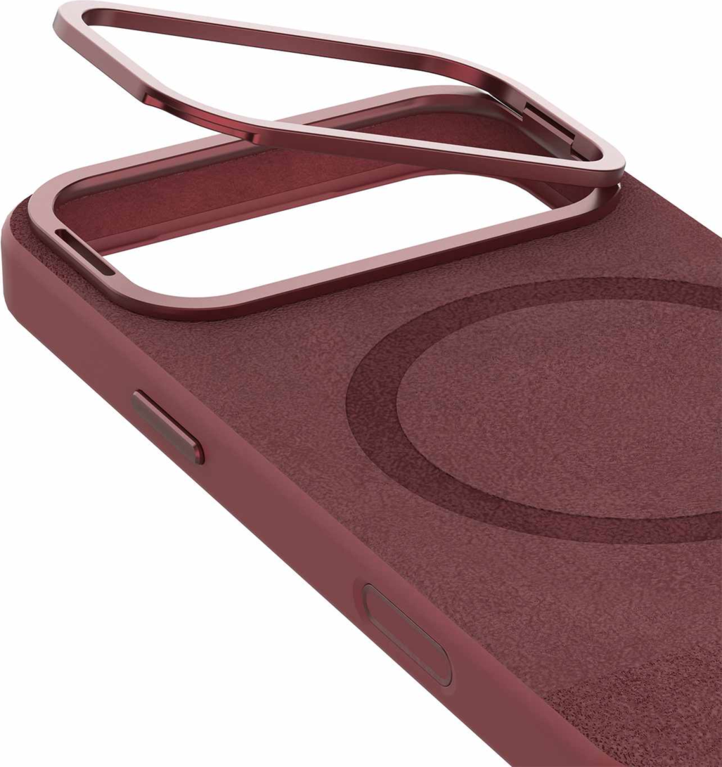 Blu Element - Coque Urban Edge Kick MagSafe, couleur bordeaux, pour iPhone 18 Pro/17 Pro