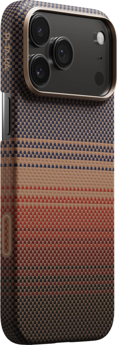 Woven from aerospace-grade aramid fiber
Slim and lightweight to preserve the sleekness of your phone
MagSafe compatible and wireless charging-friendly
Unique textured finish adds visual appeal and skin-friendly grip
Exceptional protection against scratches and discoloration