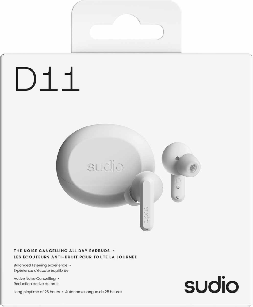 Sudio D11WHT Écouteurs Intra-Auriculaires D11 Blanc