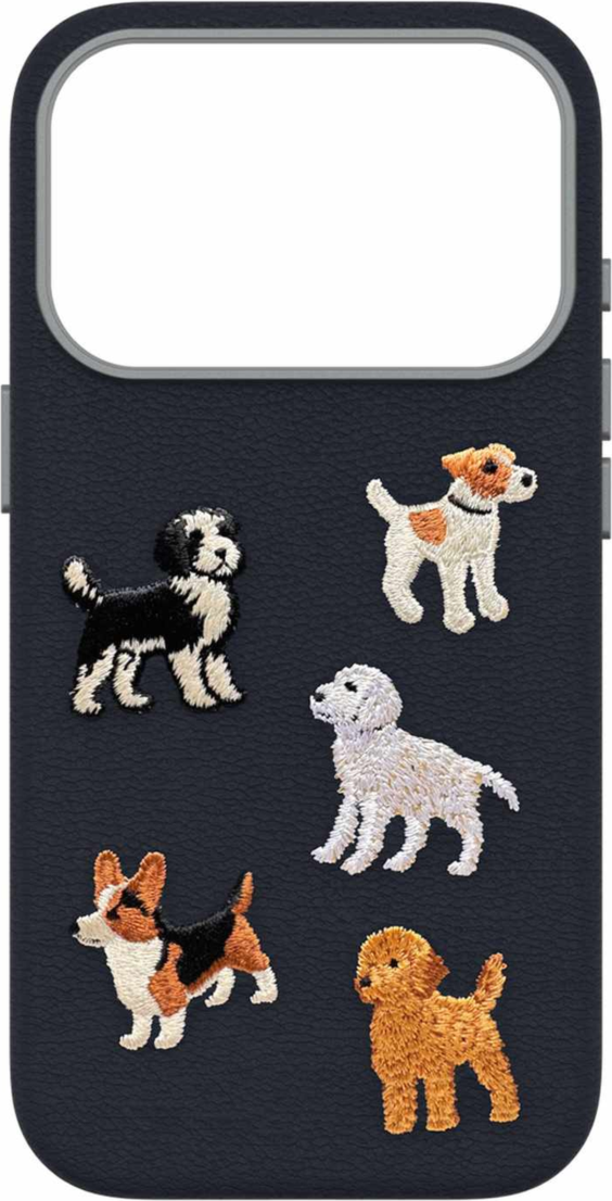 OtterBox - Étui MagSafe Symmetry en cuir de cactus brodé Barskerville pour iPhone 18 Pro/17 Pro