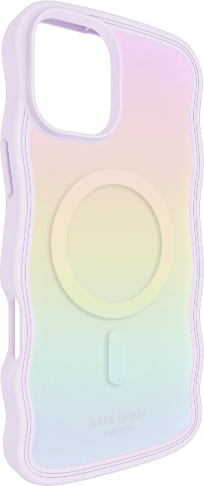 Kate Spade KS054392 Étui Wavy avec MagSafe Opal Iridescent pour iPhone 16 Plus