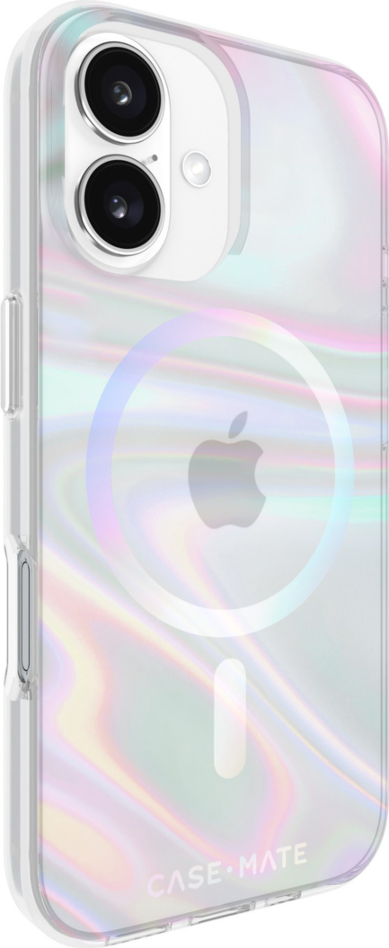 With more than 12 feet of protection, the Case-Mate Soap Bubble MagSafe case is designed to guard the device in a bubble of style that lets any personality shine.