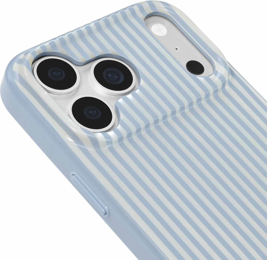Kate Spade - Protective MagSafe Case Stripe Diamond Blue for iPhone 18 Pro/17 Pro