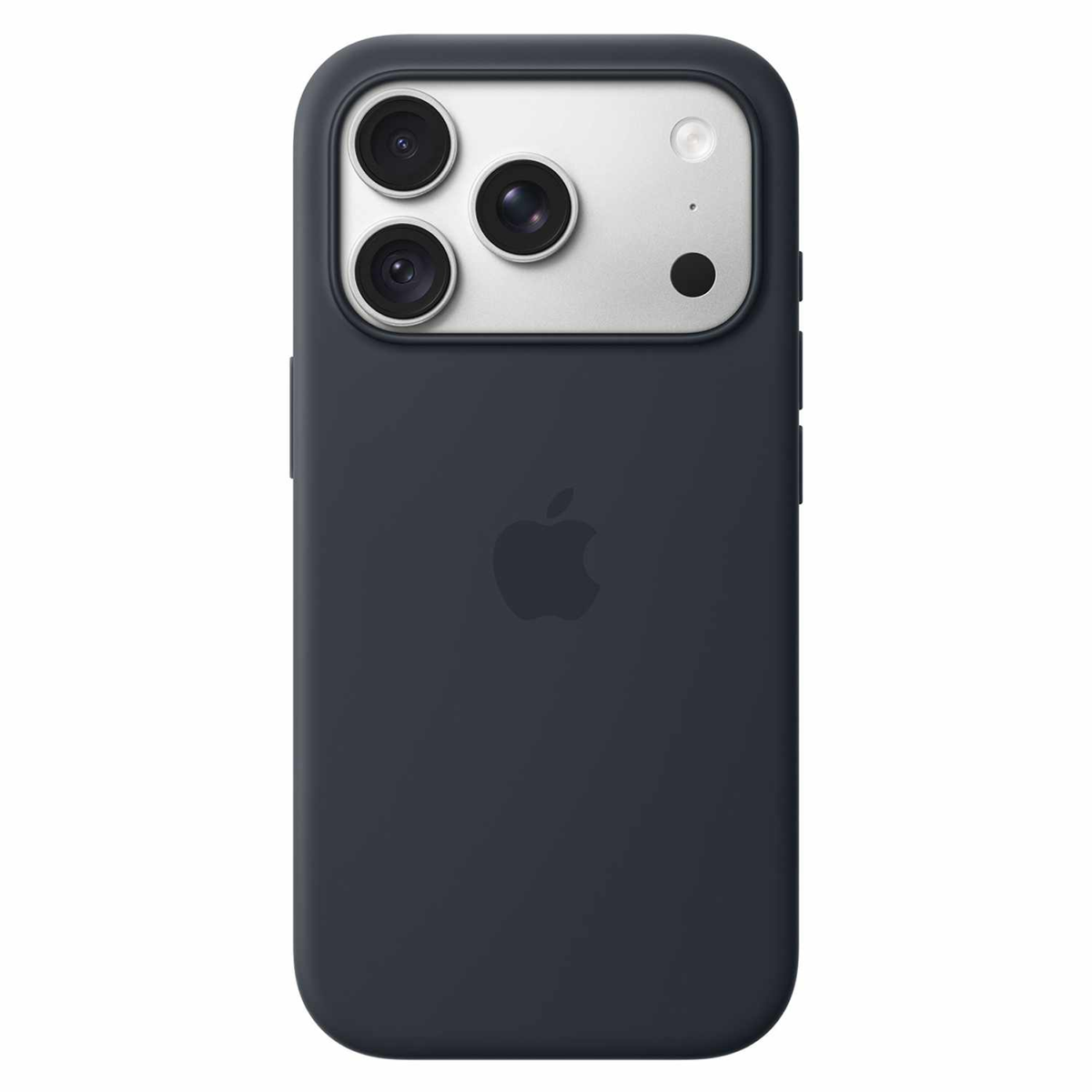 Apple - Coque en silicone avec MagSafe Bleu marine pour iPhone 18 Pro