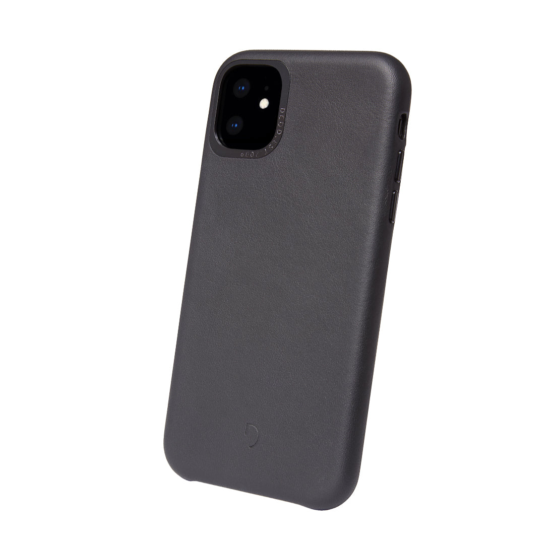 Decoded Leather Backcover pour iPhone 11 Pro - Noir