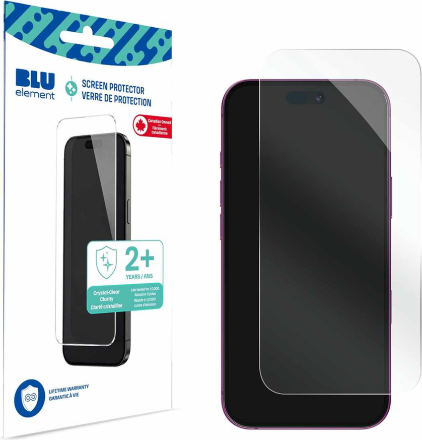 Blu Element - Tempered Glass Screen Protector for iPhone 18 Pro Max/17 Pro Max/16 Pro Max clear